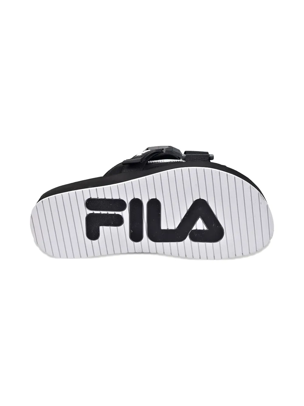Fila Sol V2 "Black White" slides