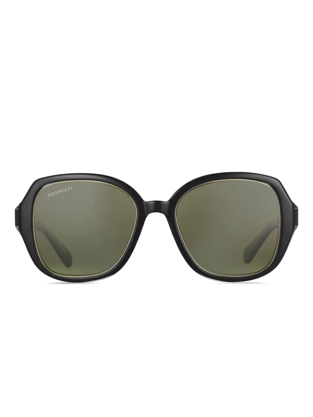 Serengeti Eyewear オーバーサイズフレーム サングラス - ブラック Serengeti Eyewear オーバーサイズフレーム サングラス - ブラック