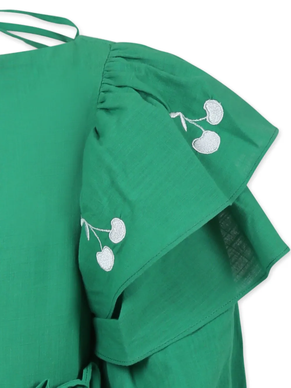 Pangolini Kids Cherry jurk Groen
