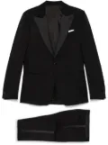 Lardini satin-trim suit - Black