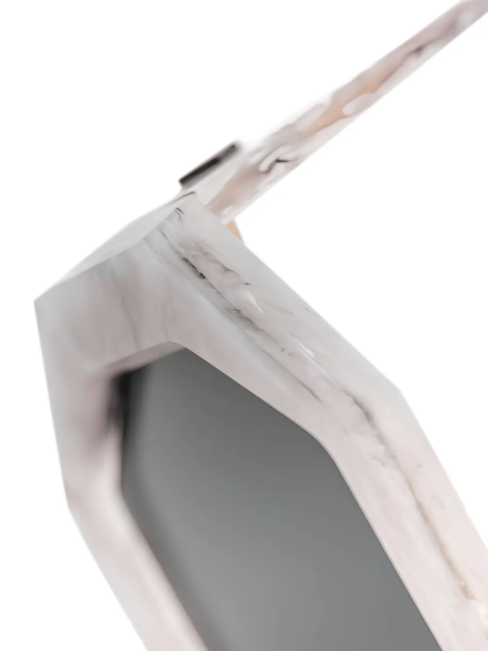  So.ya Vector Geometric-frame Sunglasses - Neutrals 