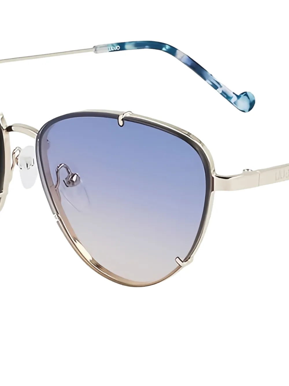 LIU JO Zonnebril met cat-eye montuur Zilver