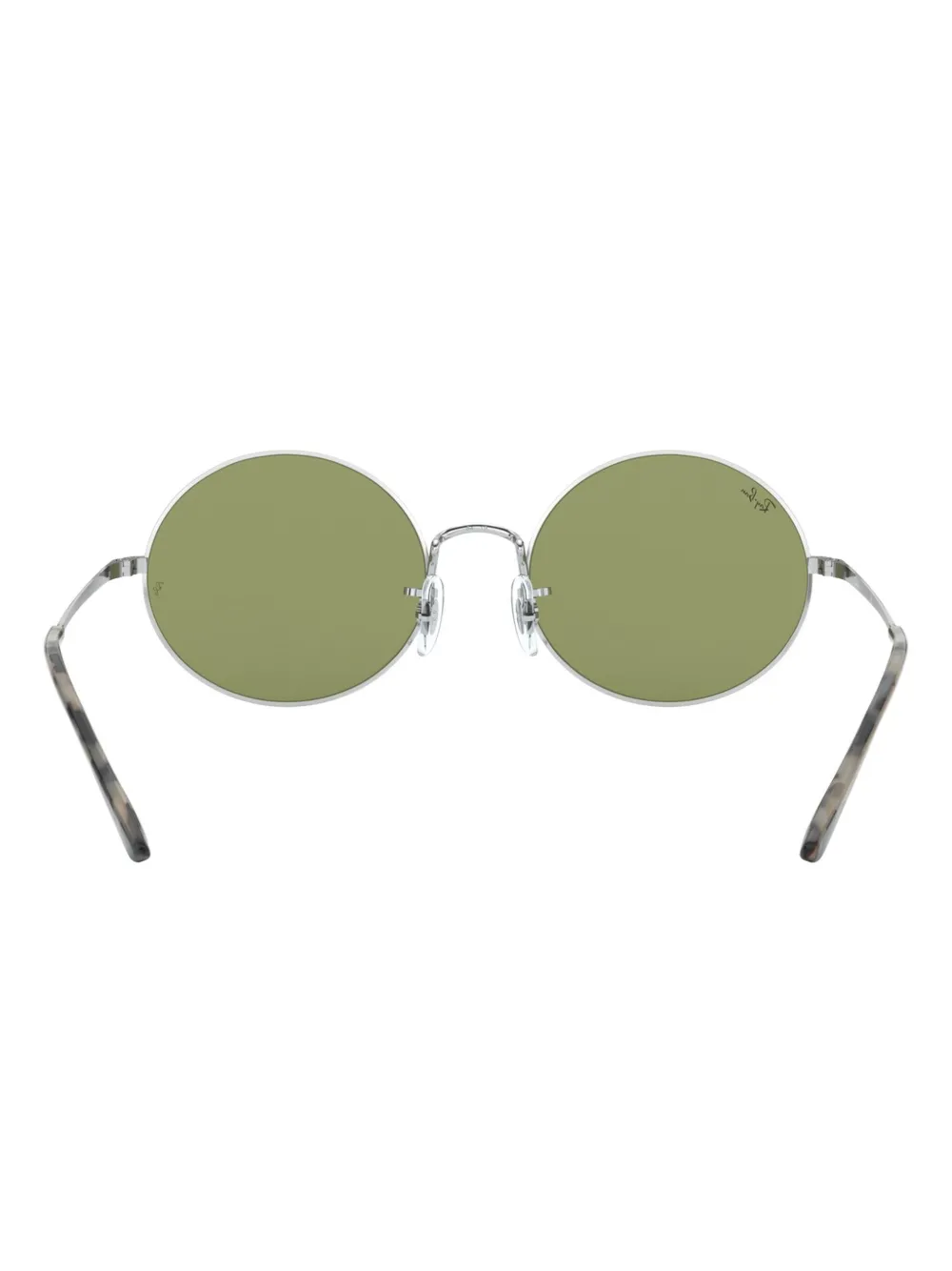 Ray-Ban Zonnebril met rond montuur Zilver