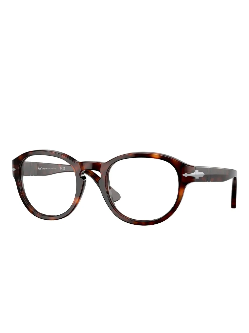 Persol round-frame glasses - Bruin