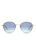 Garrett Leight Paloma round-frame sunglasses - Gold
