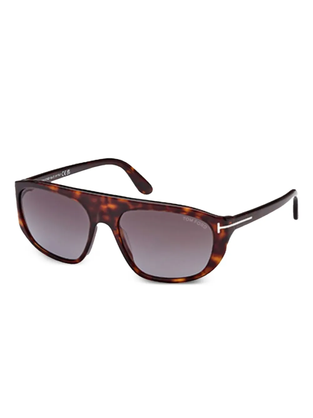 TOM FORD Eyewear Edward サングラス - ブラウン TOM FORD Eyewear Edward サングラス - ブラウン