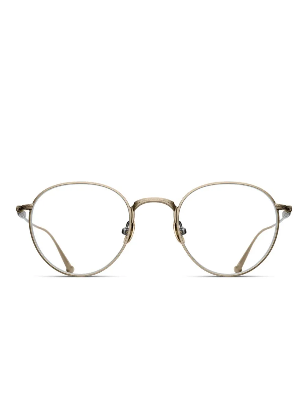 Matsuda round-frame glasses | Gold | Image 1
