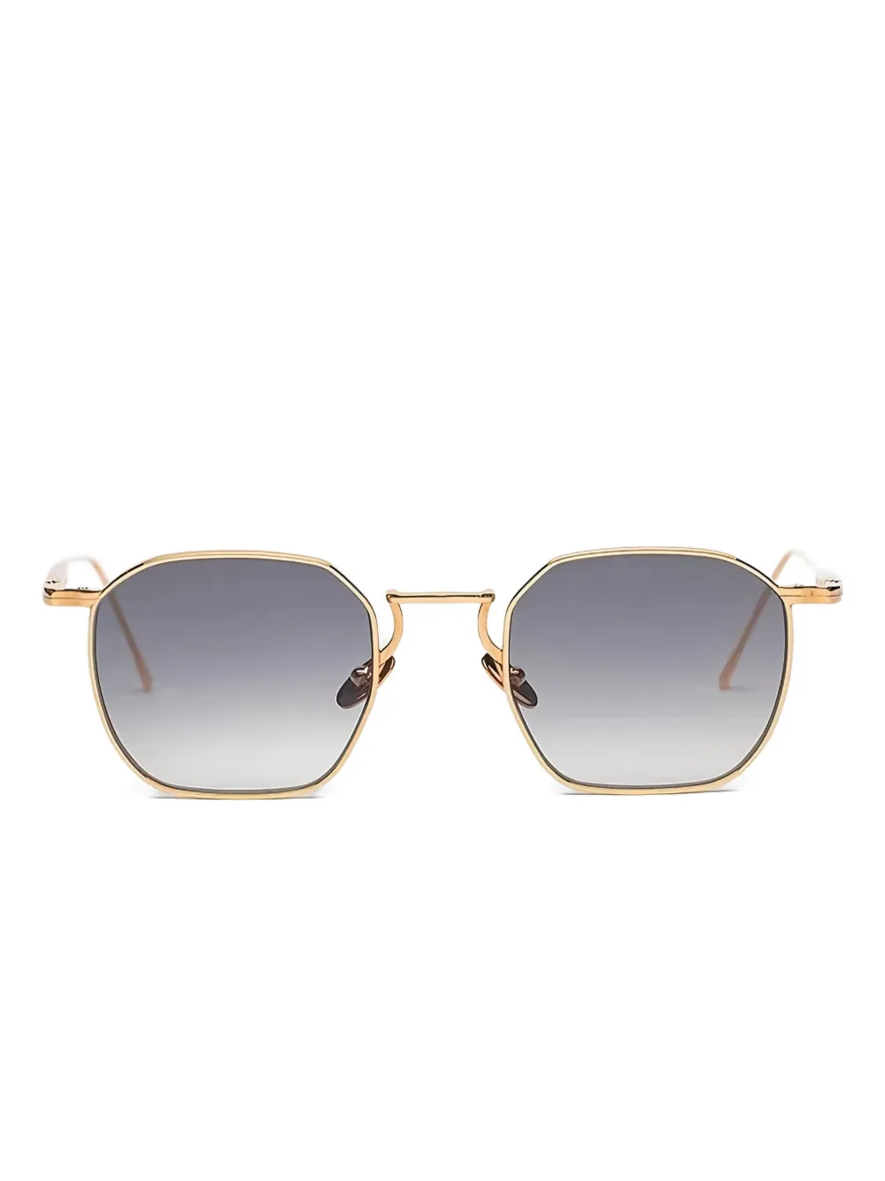 John Dalia gradient round-frame sunglasses | Gold | Image 1