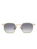 John Dalia gradient round-frame sunglasses - Gold