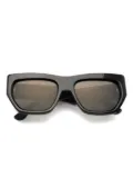 Emmanuelle Khanh Silencio geometric-frame sunglasses - Black