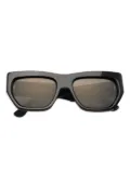 Emmanuelle Khanh Silencio geometric-frame sunglasses - Black