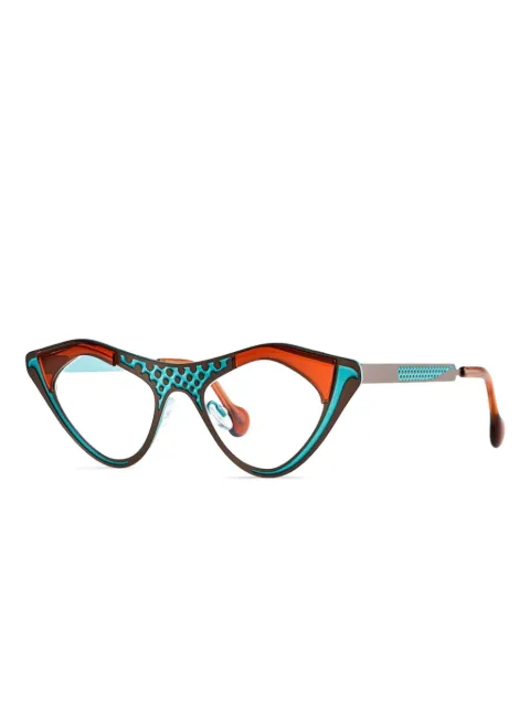 Theo Eyewear lentes con armazón geométrica