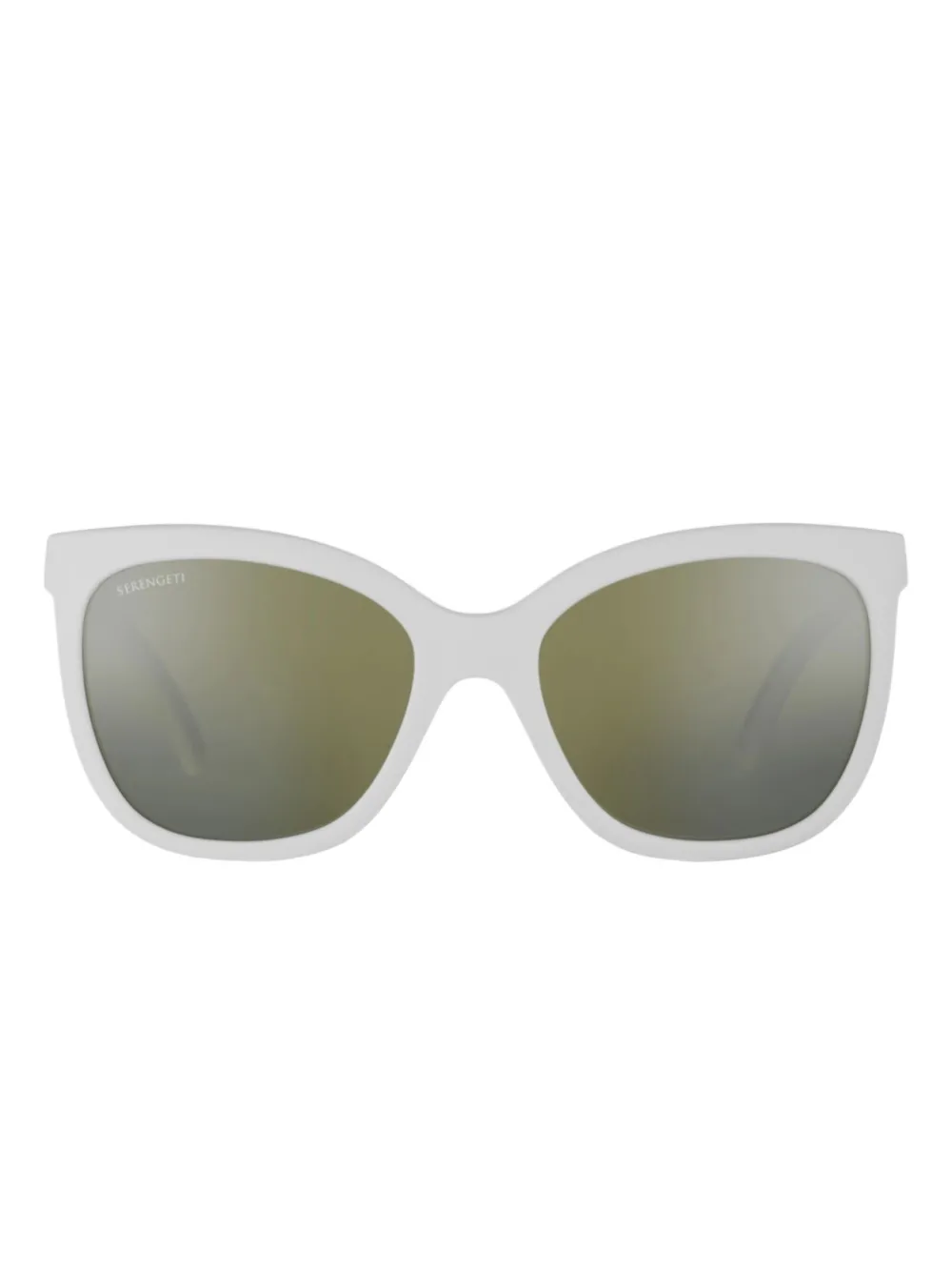 Serengeti Eyewear Agata cat-eye sunglasses - ホワイト Serengeti Eyewear Agata cat-eye sunglasses - ホワイト