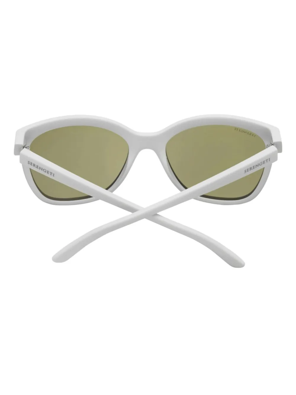 Serengeti Eyewear Agata zonnebril met cat-eye montuur Wit