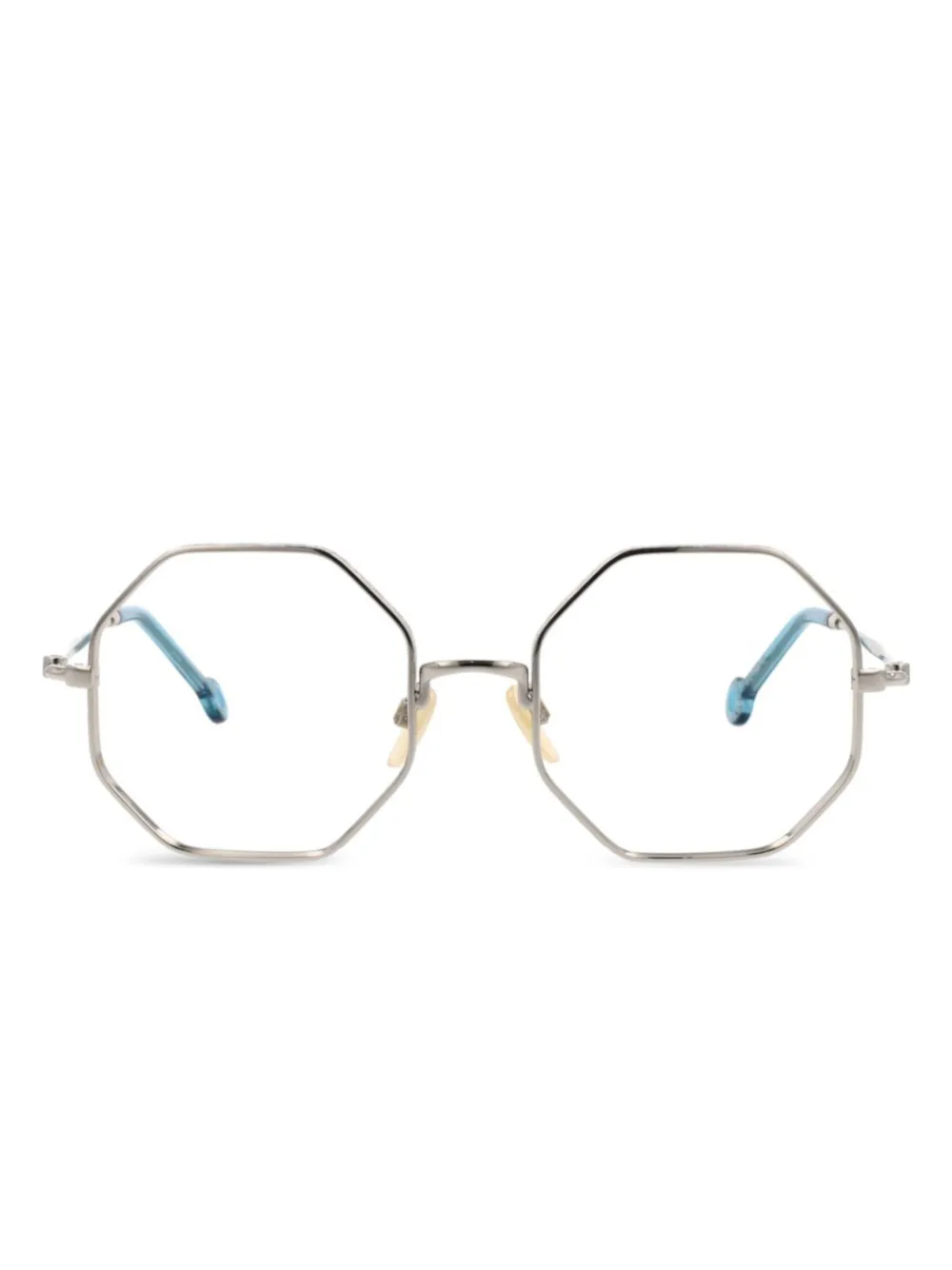 Hally And Son geometric frame glasses | Silver | Image 1