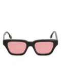Komono Brooklyn rectangle-frame sunglasses - Black