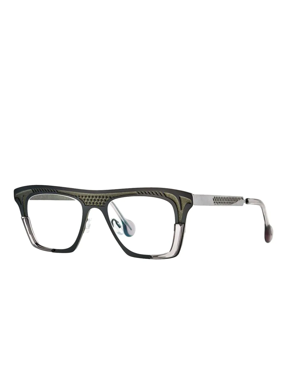 Theo Eyewear square-frame glasses - Grijs