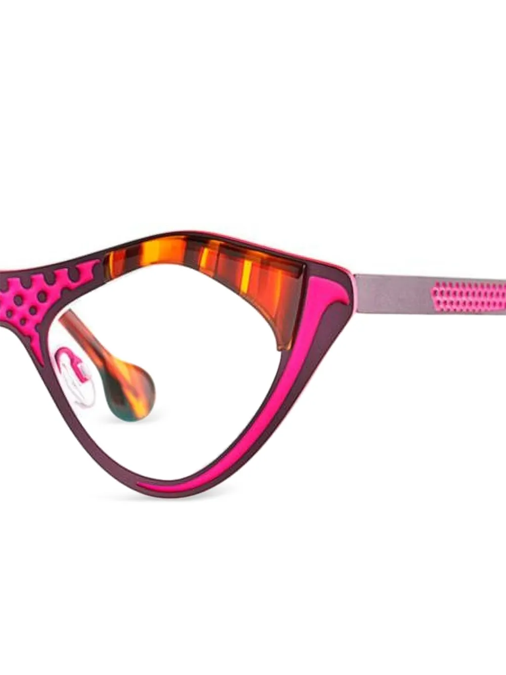 Theo Eyewear Bril met geometrisch montuur - Bruin