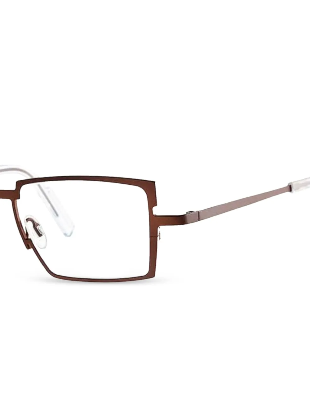 Theo Eyewear square glasses - Bruin