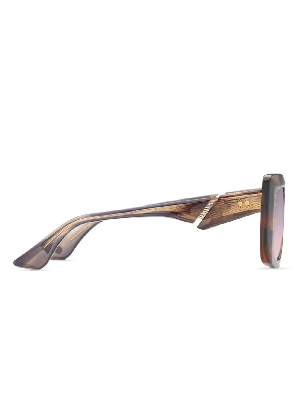 Dita Eyewear Mahine El Mirage Swirl zonnebril Bruin