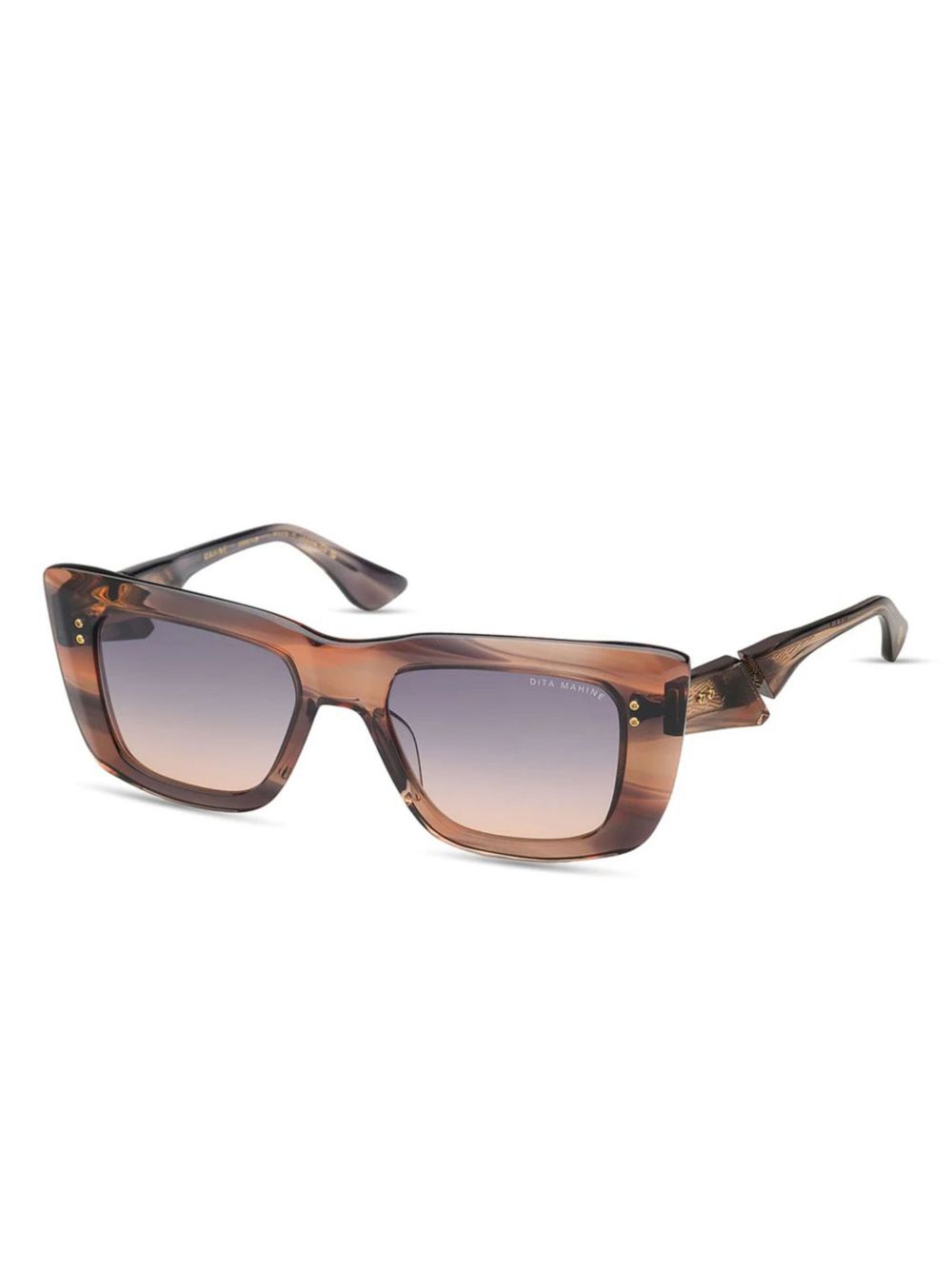 Dita Eyewear Mahine El Mirage Swirl zonnebril - Bruin