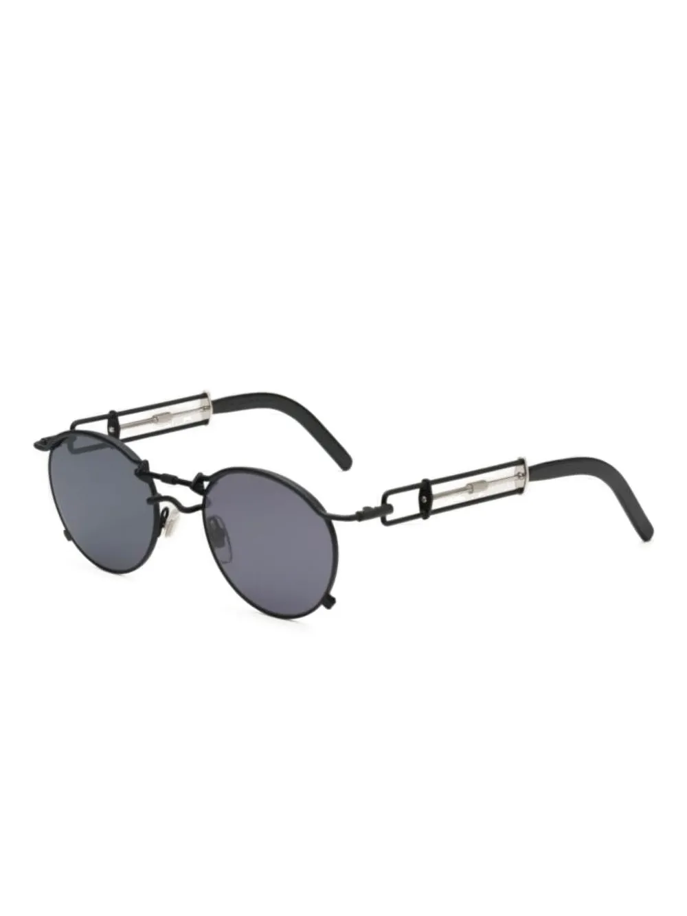 Jean Paul Gaultier round-frame sunglasses Zwart