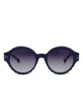 Hally And Son clip sunglasses - Blue