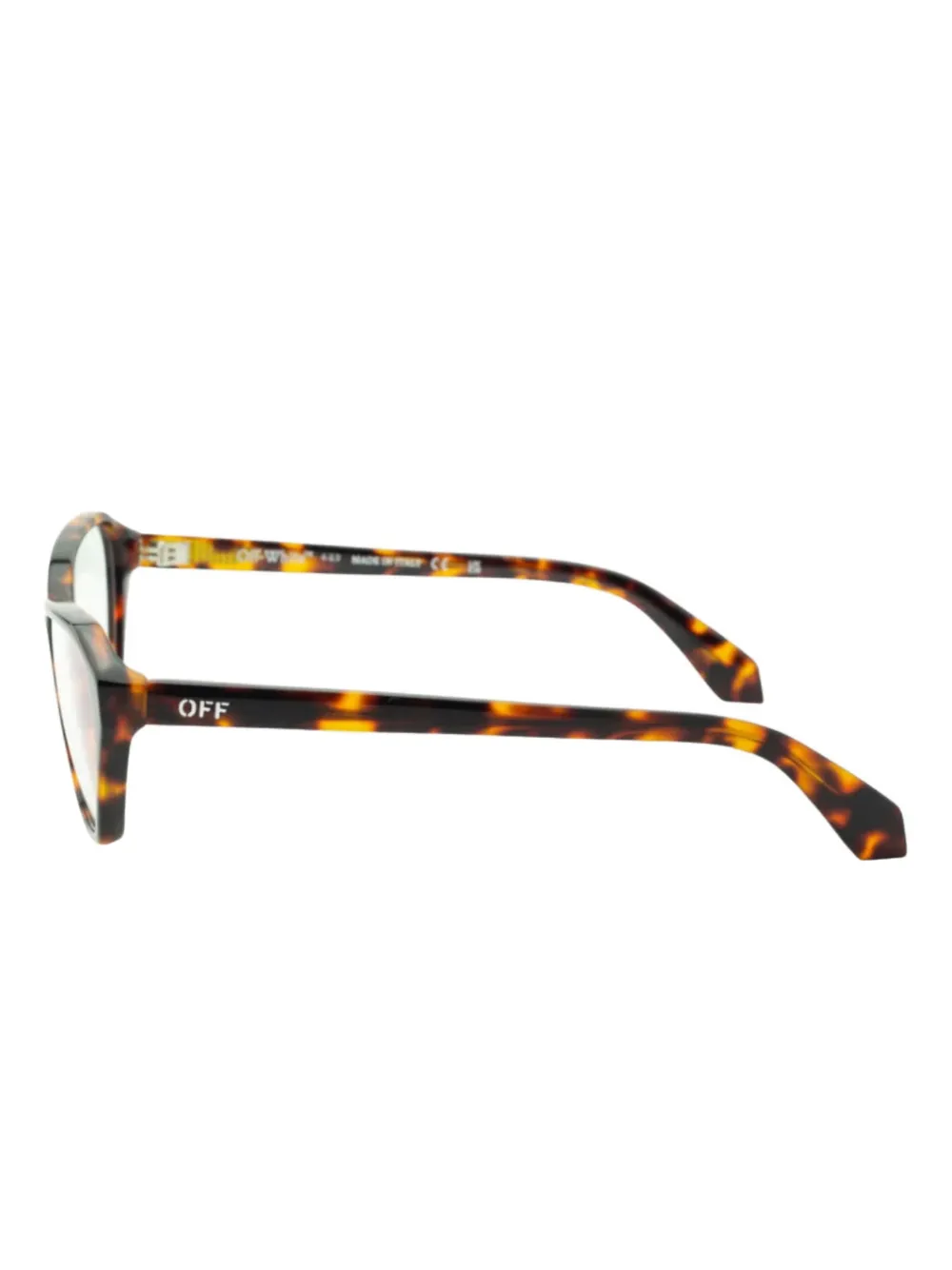 Off-White Eyewear tortoiseshell-effect glasses | Women | Image 2