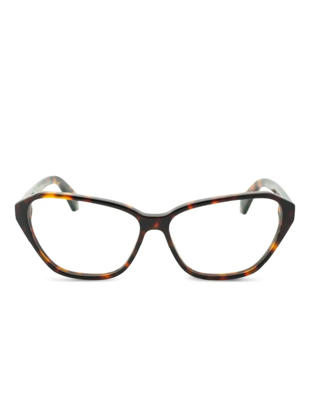Off-White Eyewear トータスシェル 眼鏡フレーム - ブラウン Off-White Eyewear トータスシェル 眼鏡フレーム - ブラウン