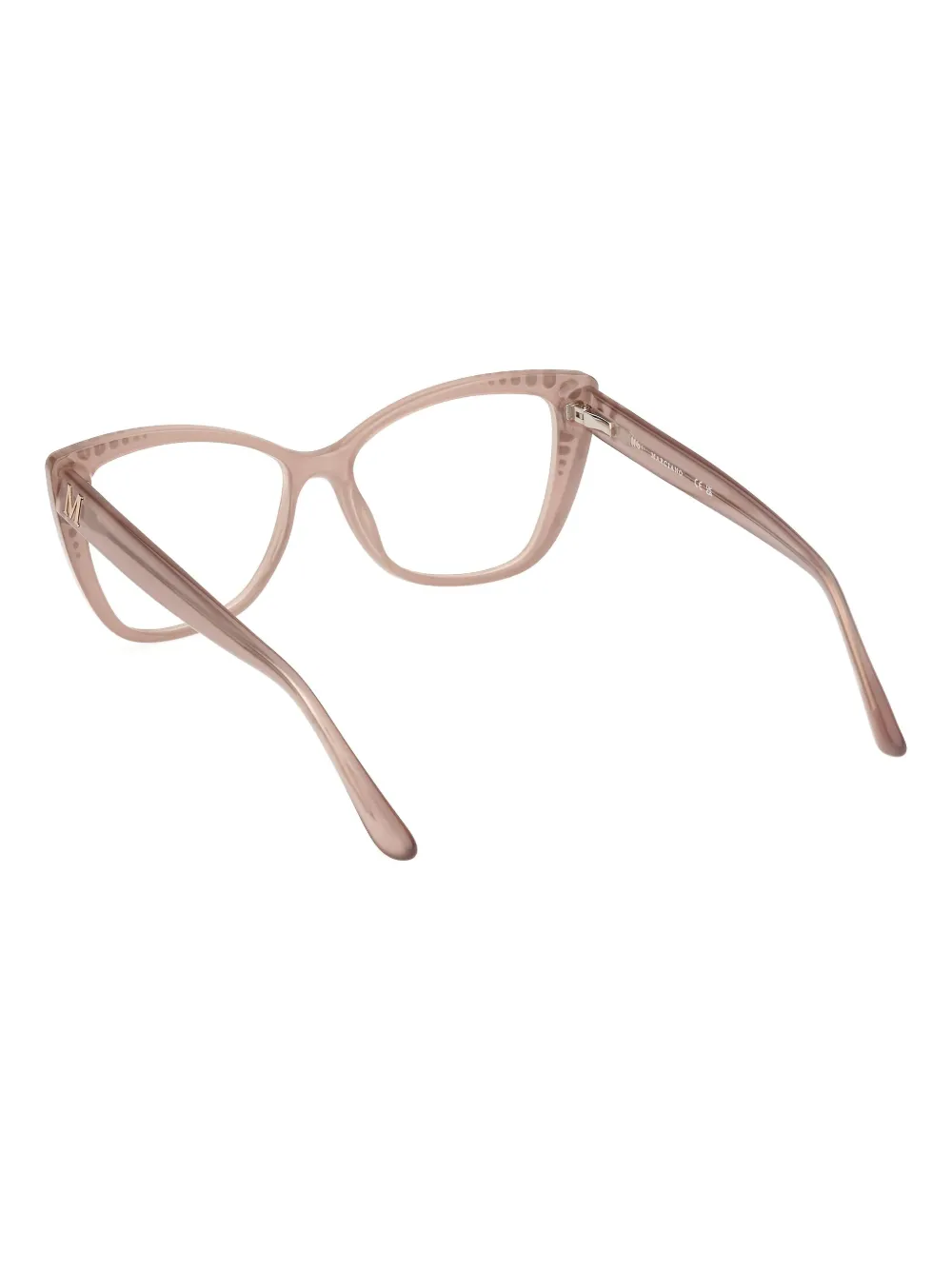 GUESS EYEWEAR Bril met cat-eye montuur en verfraaid met kristallen Beige