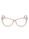 GUESS EYEWEAR crystal-embellished cat-eye glasses - Neutrals