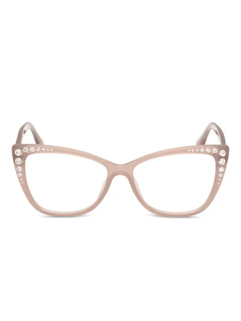 GUESS EYEWEAR crystal-embellished cat-eye glasses