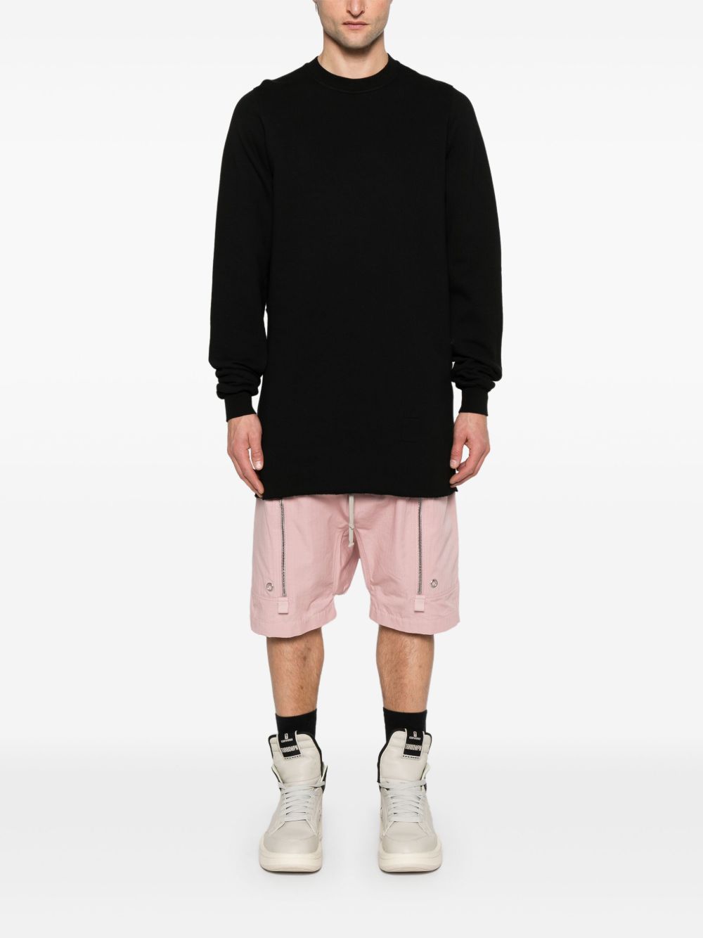 Rick Owens DRKSHDW Sweater met logo jacquard - Zwart