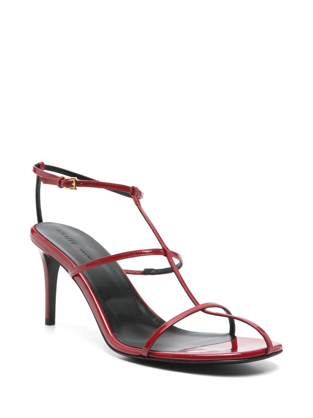 KHAITE 75mm Cage sandals - Rood