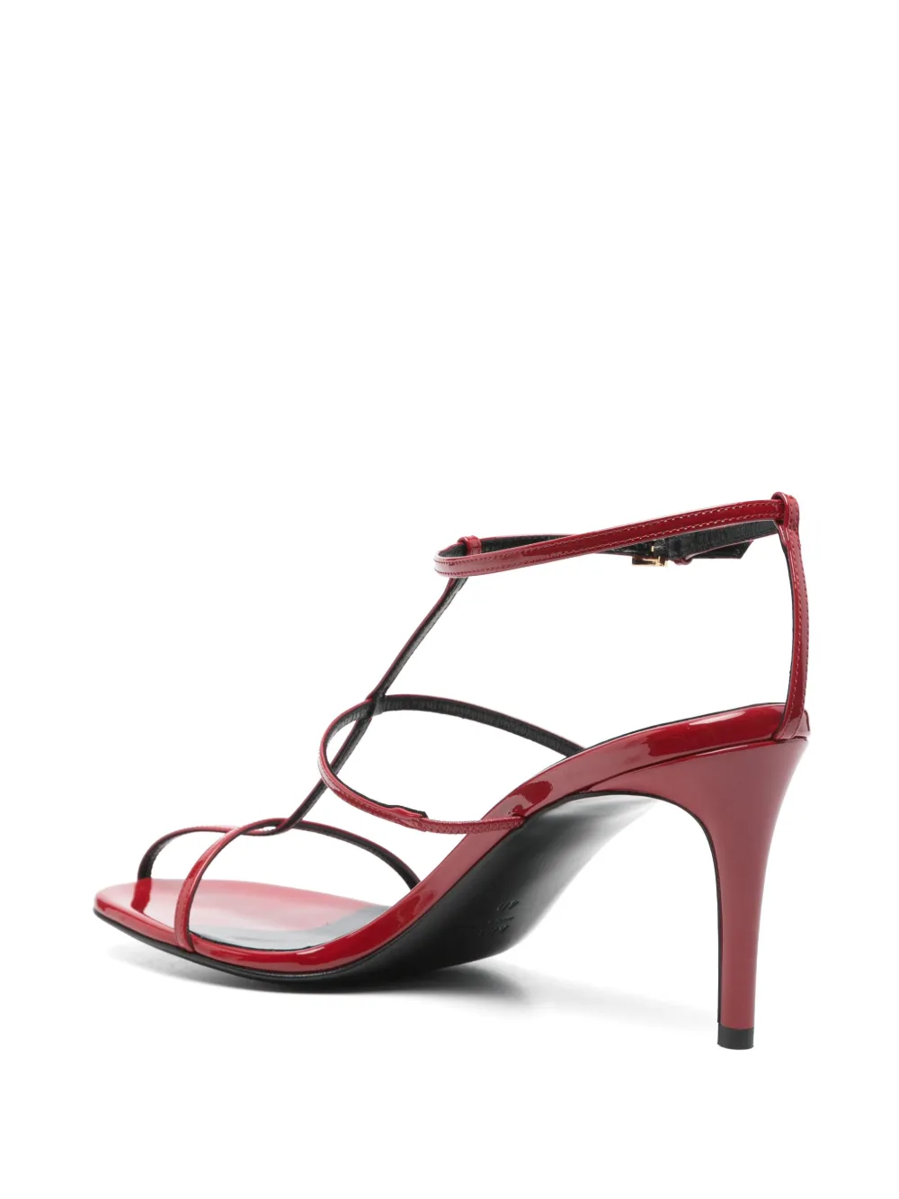 KHAITE 75mm Cage sandals Red