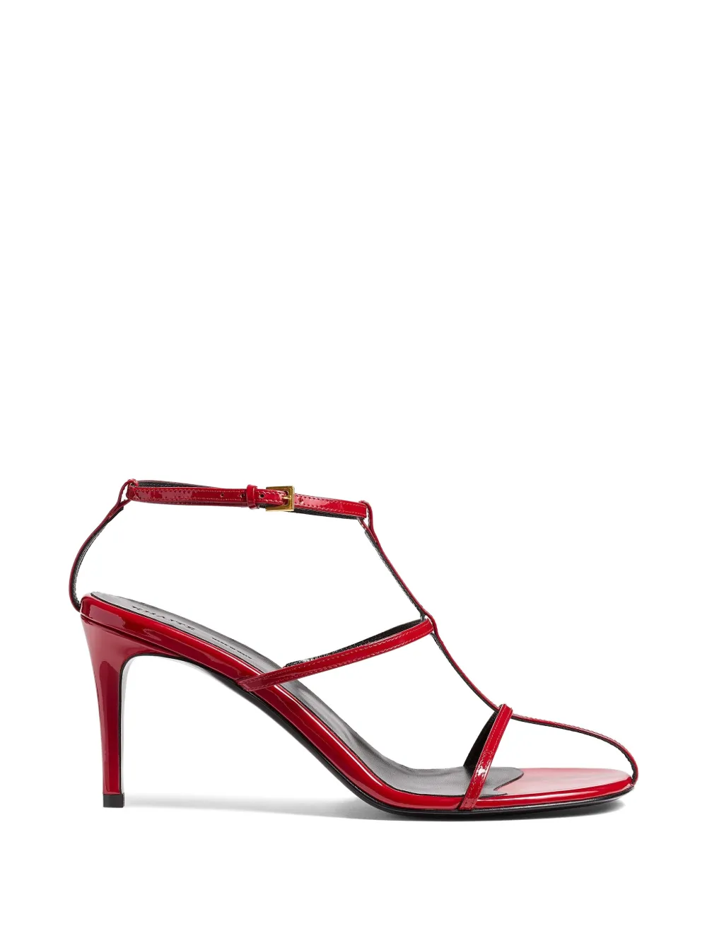 KHAITE 75 mm Cage sandalen Rood
