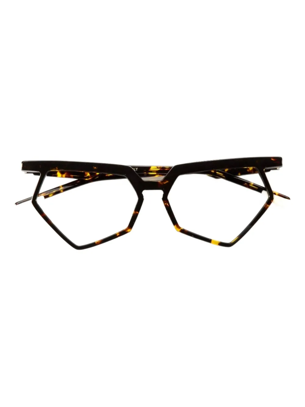 J Plus Rolya geometric-frame glasses | Brown | Image 1
