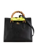 Gucci Pre-Owned 2000-2020 Small Leather Bamboo Diana satchel - Black