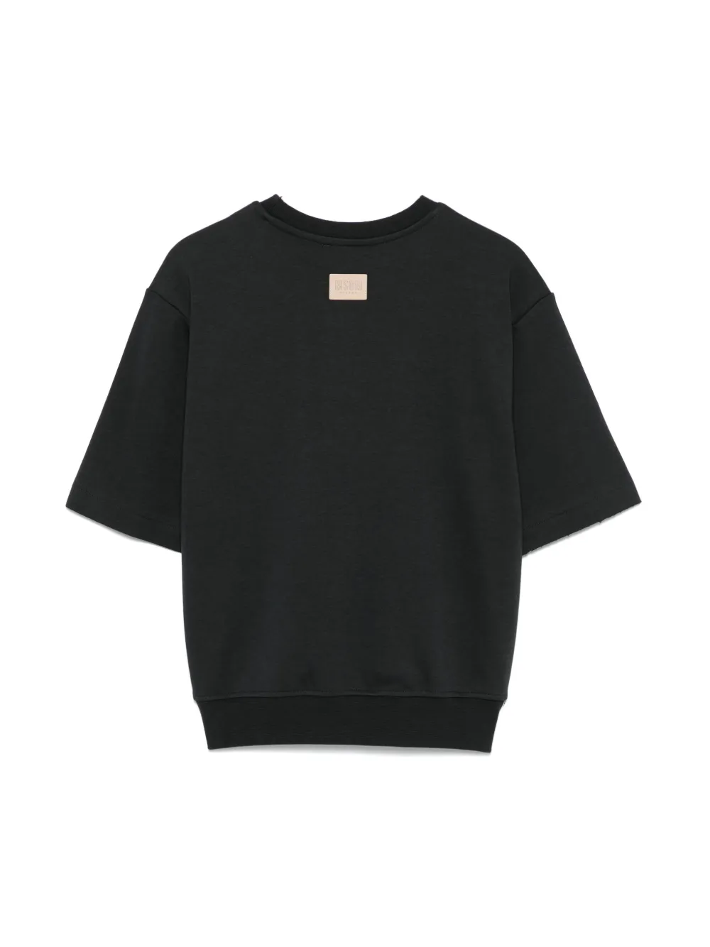 msgmkids MSGM Kids T-shirt met logo-reliëf - Zwart