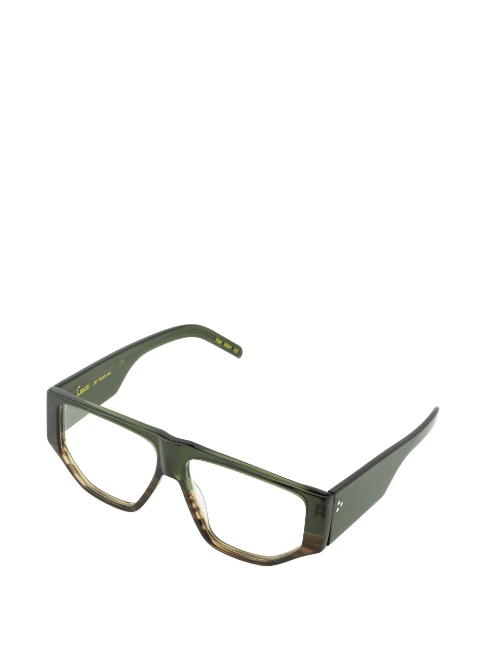 Lesca geometric-frame acetate glasses | Men | Image 2