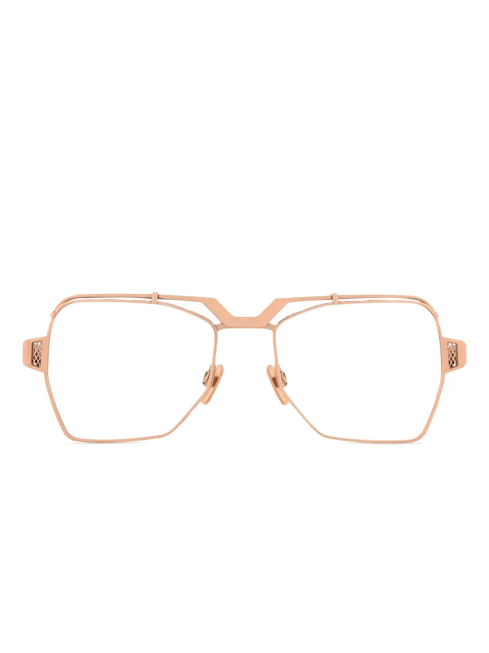 Cazal lunettes de vue à logo gravé | rose | Image 1