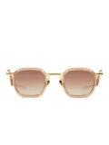 John Dalia Leo 2 C194 gold-frame geometric sunglasses