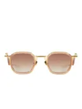John Dalia Leo 2 C194 gold-frame geometric sunglasses