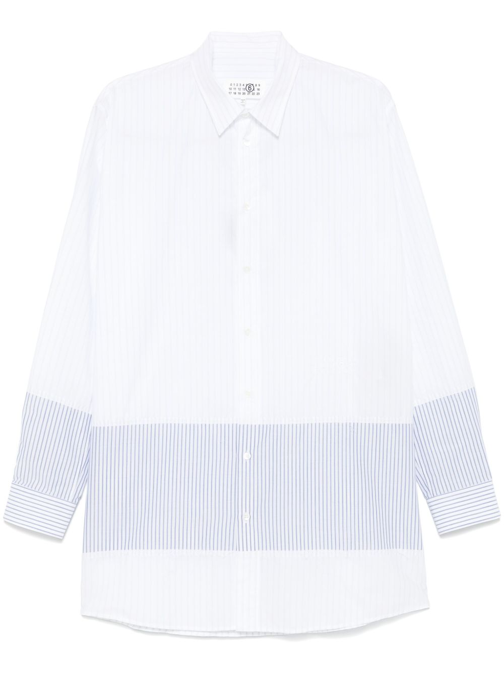 MM6 Maison Margiela striped shirt - White