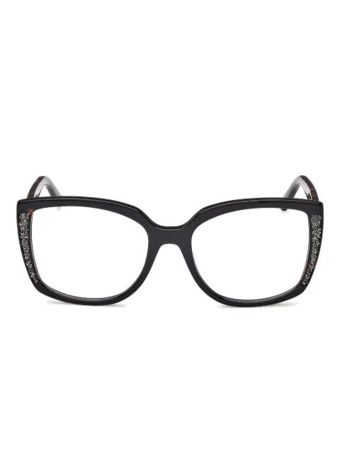 GUESS EYEWEAR lentes con armazón estilo carey