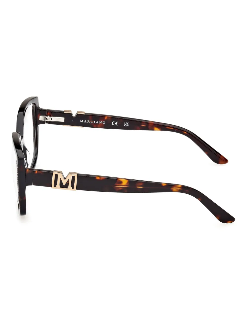 GUESS EYEWEAR Bril met schildpadschild-effect Bruin