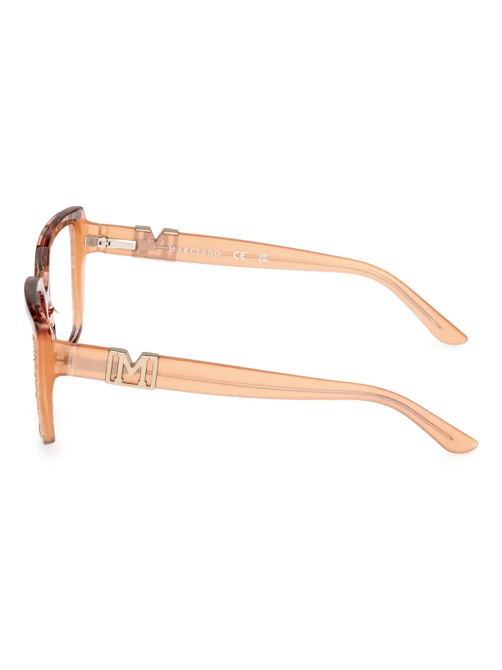 GUESS EYEWEAR Bril met vierkant montuur Oranje
