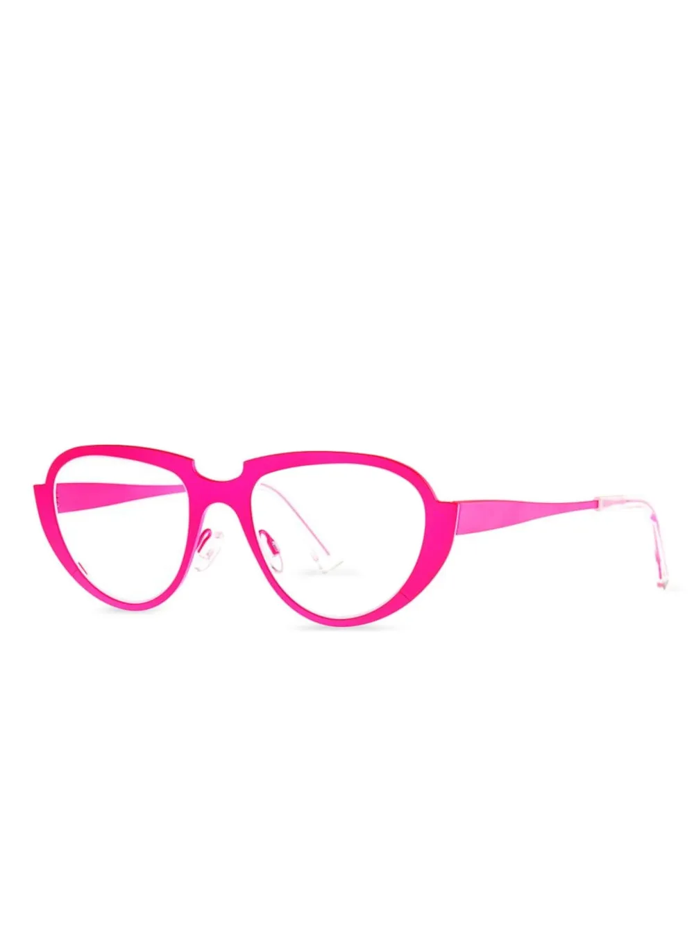 Theo Eyewear Bril met geometrisch montuur - Roze