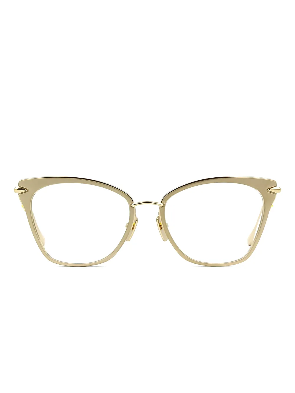 Dita Eyewear Arise cat-eye frame glasses | Gold | Image 1