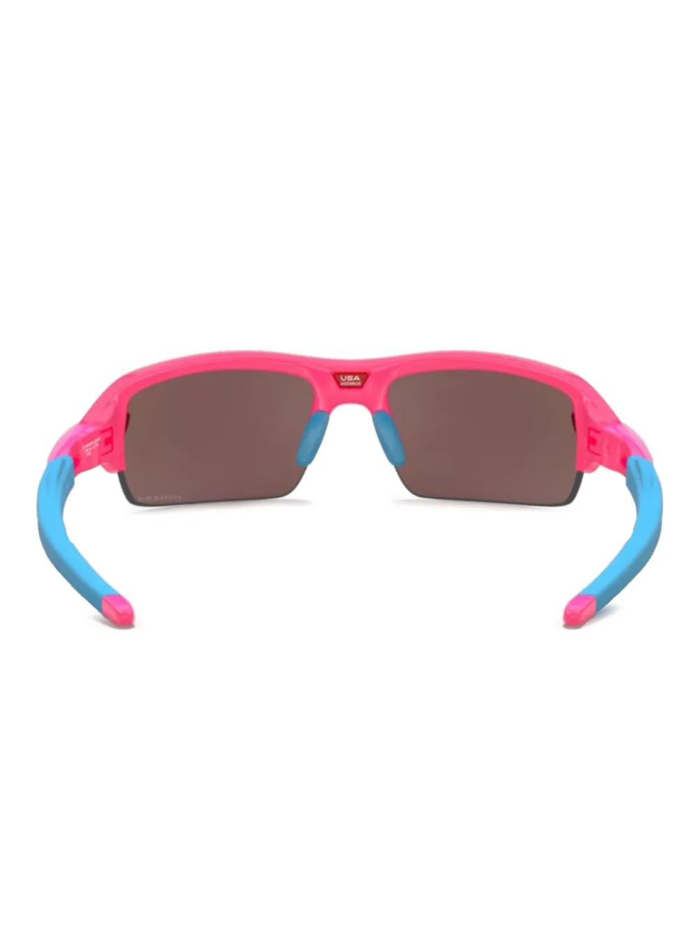 Oakley Zonnebril met vierkant montuur Roze